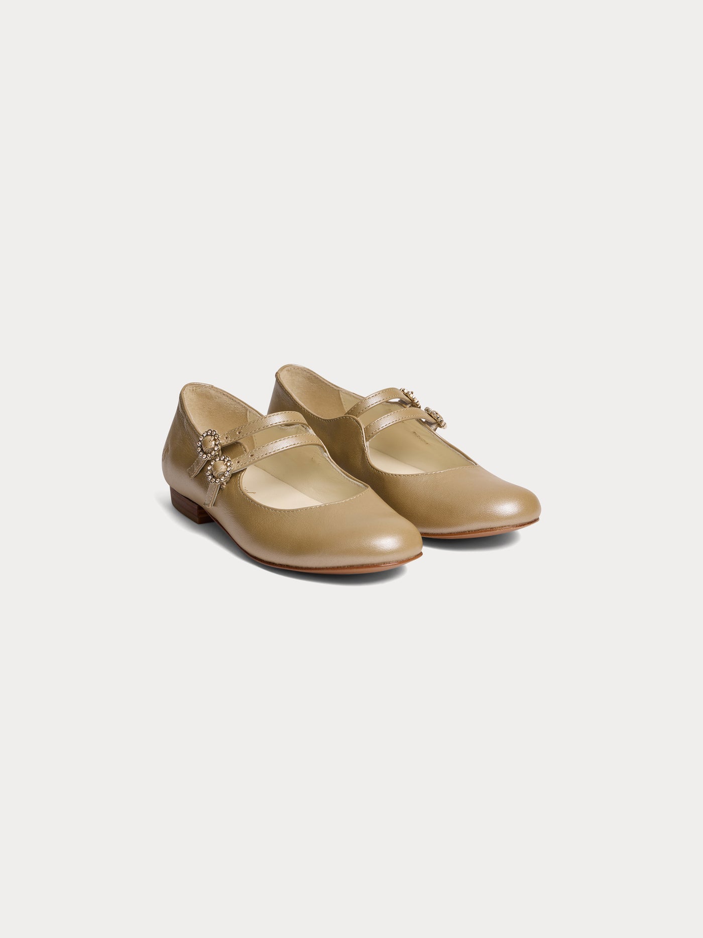 Tam Mary Janes gold